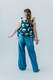 Nosidełko LennyPreschool  z tkaniny żakardowej (100% wiskoza bambusowa), rozmiar preschool - BIRDY - SKYWARD #babywearing