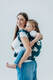 Nosidełko LennyPreschool  z tkaniny żakardowej (100% wiskoza bambusowa), rozmiar preschool - BIRDY - SKYWARD #babywearing