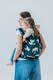 Nosidełko LennyPreschool  z tkaniny żakardowej (100% wiskoza bambusowa), rozmiar preschool - BIRDY - SKYWARD #babywearing