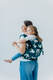 Nosidełko LennyPreschool  z tkaniny żakardowej (100% wiskoza bambusowa), rozmiar preschool - BIRDY - SKYWARD #babywearing