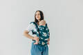 Nosidełko LennyUpGrade PRO  z tkaniny żakardowej,100% wiskoza bambusowa, rozmiar standard - BIRDY - SKYWARD #babywearing