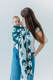 Żakardowa chusta kółkowa do noszenia dzieci, 100% wiskoza bambusowa, ramię bez zakładek - BIRDY - SKYWARD - standard 1.8m #babywearing