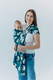 Żakardowa chusta kółkowa do noszenia dzieci, 100% wiskoza bambusowa, ramię bez zakładek - BIRDY - SKYWARD - standard 1.8m #babywearing