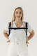 Lenny Buckle Onbuhimo PRO Tragehilfe, Größe Standard, Jacquardwebung (100% Baumwolle) - DIE AUSGABE FÜR PROFIS - TANGLED PLAIT #babywearing