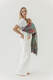 Ring Sling, Jacquard Weave (100% cotton), with gathered shoulder - FOR PROFESSIONAL USE EDITION - TANGLED PLAIT - standard 1.8m #babywearing