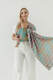 Ring Sling, Jacquard Weave (100% cotton), with gathered shoulder - FOR PROFESSIONAL USE EDITION - TANGLED PLAIT - standard 1.8m #babywearing