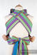 WRAP-TAI portabebé Mini, sarga cruzada - 100% algodón - con capucha, ZUMBA BLUE #babywearing
