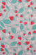 LennyLight Carrier, Standard Size, jacquard weave 100% cotton - STRAWBERRIES #babywearing