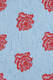 LennyLight Carrier, Standard Size, jacquard weave (79% cotton, 21% tussah silk) - ROSE VERSAILLES #babywearing