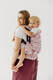Mochila LennyPreschool, talla preschool, tejido jaqurad 100% algodón - MOOMINVALLEY - SHOW ME #babywearing