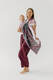 Bandolera de anillas, tejido Jacquard (100% algodón) - con plegado simple - MOOMINVALLEY - SHOW ME - standard 1.8m #babywearing