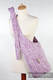 Bolso Hobo hecho de tejido de fular, 100% algodón - PAISLEY MORADO & CREMA #babywearing