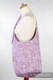 Bolso Hobo hecho de tejido de fular, 100% algodón - PAISLEY MORADO & CREMA #babywearing