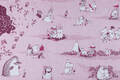 Fular, tejido jacquard (100% algodón) - MOOMINVALLEY - SHOW ME - talla XS #babywearing
