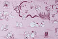 Fular, tejido jacquard (100% algodón) - MOOMINVALLEY - SHOW ME - talla XS #babywearing