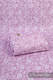 Fular, tejido jacquard (100% algodón) - PAISLEY MORADO & CREMA - talla L #babywearing