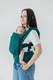 My First Baby Carrier - LennyUpGrade PRO, Standard Size, herringbone weave 100% cotton - EMERALD #babywearing