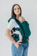 My First Baby Carrier - LennyUpGrade PRO, Standard Size, herringbone weave 100% cotton - EMERALD #babywearing