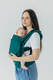My First Baby Carrier - LennyUpGrade PRO, Standard Size, herringbone weave 100% cotton - EMERALD #babywearing