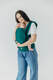 My First Baby Carrier - LennyUpGrade PRO, Standard Size, herringbone weave 100% cotton - EMERALD #babywearing