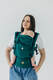 My First Baby Carrier - LennyUpGrade PRO, Standard Size, herringbone weave 100% cotton - EMERALD #babywearing
