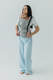My First Carrier - LennyUpGrade PRO, Standard Size, herringbone weave 100% cotton - LITTLE HERRINGBONE GREY #babywearing