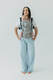 My First Carrier - LennyUpGrade PRO, Standard Size, herringbone weave 100% cotton - LITTLE HERRINGBONE GREY #babywearing