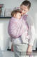 Baby Wrap, Jacquard Weave (100% cotton) - PASLEY PURPLE & CREAM - size M #babywearing