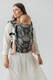 LennyLight Carrier, Standard Size, jacquard weave ( 65% cotton 35% silk) - QUEEN OF THE NIGHT - PAMINA #babywearing