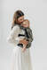LennyLight Carrier, Standard Size, jacquard weave ( 65% cotton 35% silk) - QUEEN OF THE NIGHT - PAMINA #babywearing