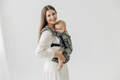 LennyLight Carrier, Standard Size, jacquard weave ( 65% cotton 35% silk) - QUEEN OF THE NIGHT - PAMINA #babywearing