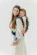 Porte-bébé LennyPreschool, taille preschool, jacquard (65% Coton, 35% Soie) - QUEEN OF THE NIGHT - PAMINA #babywearing