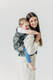 Porte-bébé LennyPreschool, taille preschool, jacquard (65% Coton, 35% Soie) - QUEEN OF THE NIGHT - PAMINA #babywearing
