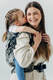 Porte-bébé LennyPreschool, taille preschool, jacquard (65% Coton, 35% Soie) - QUEEN OF THE NIGHT - PAMINA #babywearing