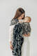Ring Sling, Jacquard Weave, with gathered shoulder (65% cotton 35% silk) - QUEEN OF THE NIGHT - PAMINA - standard 1.8m #babywearing