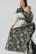Baby Wrap, Jacquard Weave (65% cotton 35% silk) - QUEEN OF THE NIGHT - PAMINA - size S #babywearing