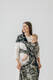 Baby Wrap, Jacquard Weave (65% cotton 35% silk) - QUEEN OF THE NIGHT - PAMINA - size S #babywearing