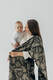 Baby Wrap, Jacquard Weave (65% cotton 35% silk) - QUEEN OF THE NIGHT - PAMINA - size S #babywearing