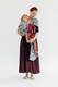 RingSling, Jacquardwebung (100% Baumwolle), mit Raffung an den Ringen - MOOMINMAMMA - ROOTED - standard 1.8m #babywearing