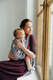 Baby Wrap, Jacquard Weave (100% cotton) - MOOMINMAMMA - ROOTED - size L #babywearing
