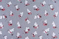RingSling, Jacquardwebung (100% Baumwolle), mit Raffung an den Ringen - MOOMINMAMMA - ROOTED - standard 1.8m #babywearing