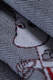 RingSling, Jacquardwebung (100% Baumwolle), mit Raffung an den Ringen - MOOMINMAMMA - ROOTED - standard 1.8m #babywearing