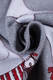 RingSling, Jacquardwebung (100% Baumwolle), mit Raffung an den Ringen - MOOMINMAMMA - ROOTED - standard 1.8m #babywearing