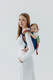 Lenny Buckle Onbuhimo PRO baby carrier, standard size, jacquard weave (100% cotton) - RAINFOREST - CARNIVAL #babywearing