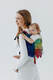 Lenny Buckle Onbuhimo PRO baby carrier, standard size, jacquard weave (100% cotton) - RAINFOREST - CARNIVAL #babywearing