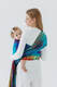 Tragetuch, Jacquardwebung (100% Baumwolle) - RAINFOREST - CARNIVAL - Größe M #babywearing