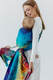 Tragetuch, Jacquardwebung (100% Baumwolle) - RAINFOREST - CARNIVAL - Größe M #babywearing