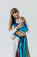 Tragetuch, Jacquardwebung (100% Baumwolle) - RAINFOREST - CARNIVAL - Größe M #babywearing