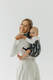 Lenny Buckle Onbuhimo PRO baby carrier, standard size, jacquard weave (100% cotton) - DECO - GRAINFIELDS #babywearing