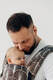 LennyLight Carrier, Standard Size, jacquard weave 100% cotton - DECO - GRAINFIELDS #babywearing